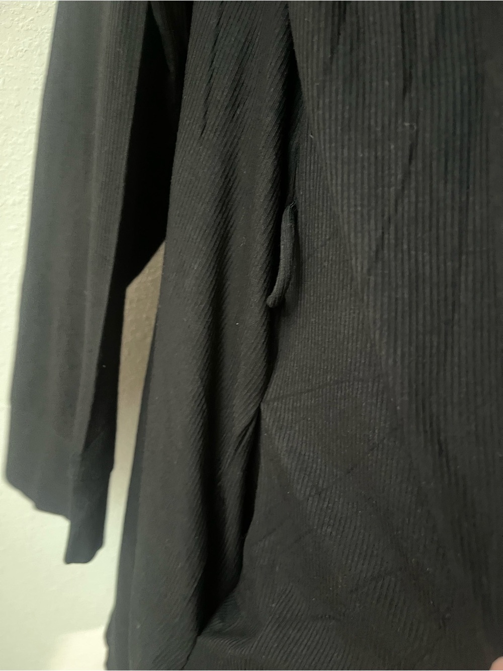 NWT Skims Soft Lounge Rib Robe-Onyx XL - Picture 6 of 7
